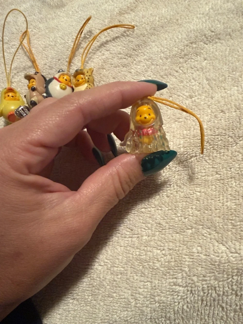 Cute Assorted Animal Character Phone Charms - Yellow Accents